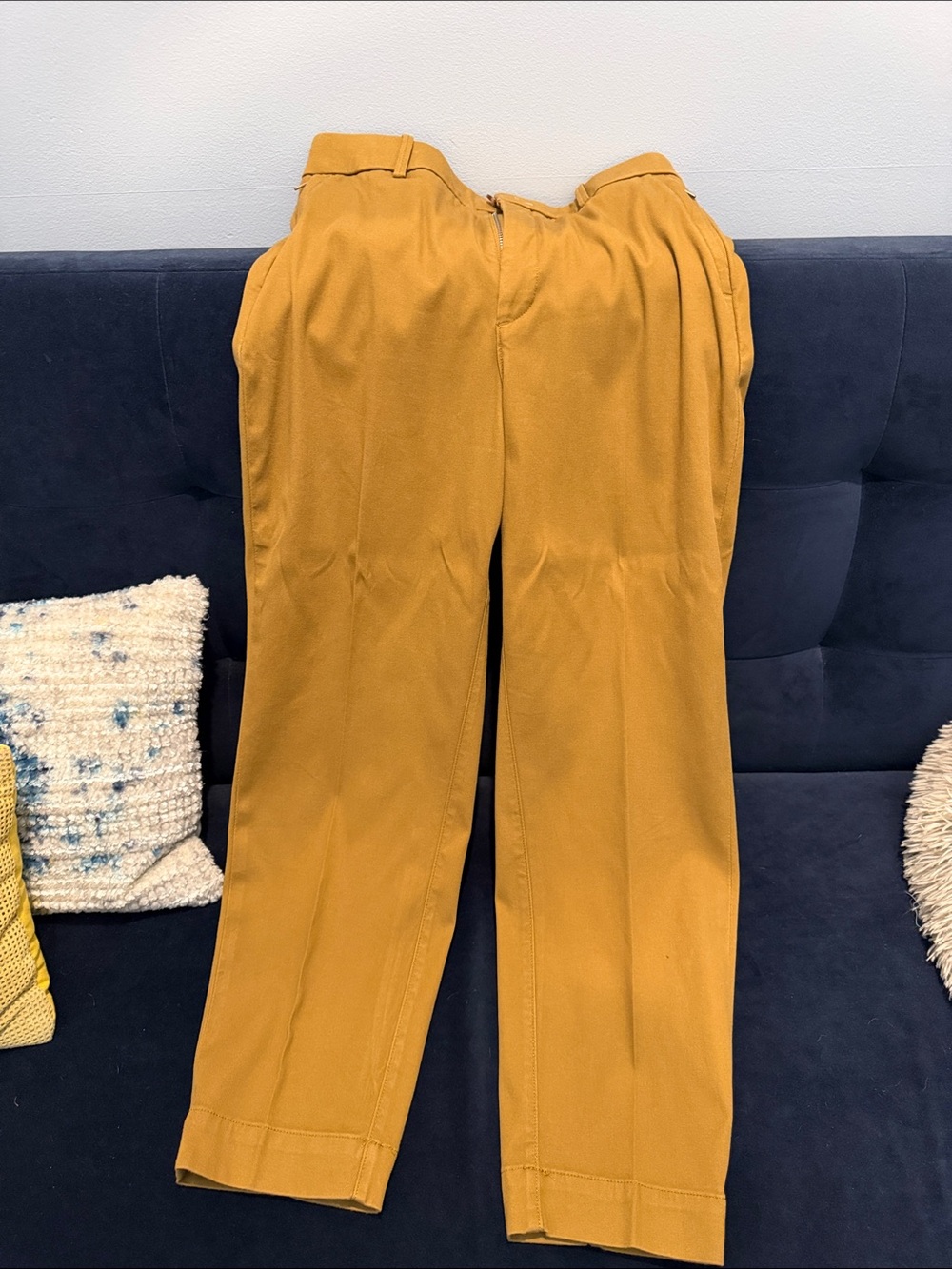 Spanx High-Rise Tailored Ankle Pants - Mustard - Picture 3 of 5